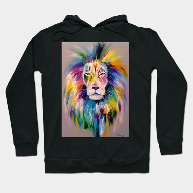 Lion Hoodie by OLHADARCHUKART